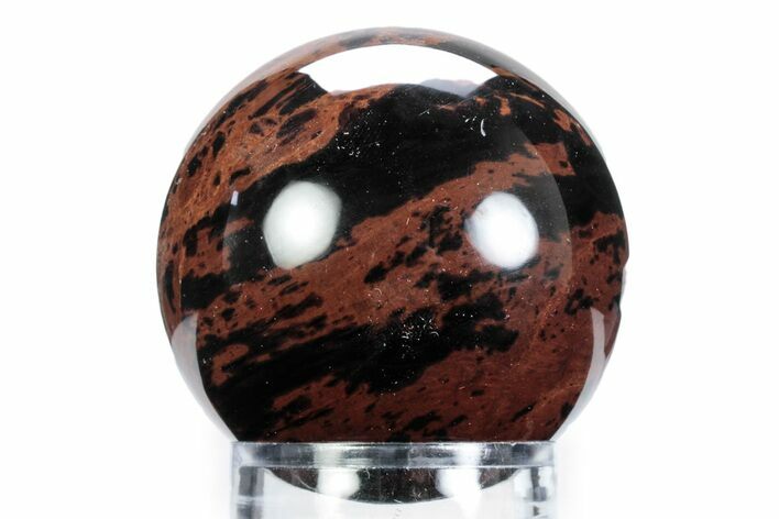 Polished Mahogany Obsidian Sphere #360362